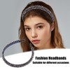 Unique Bargains Women's Faux Crystal Headband 0.59" Wide 1Pc - 2 of 4