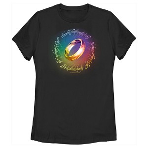 Adult Lord of the Rings Fellowship of the Ring Pride T-Shirt - 1 of 4