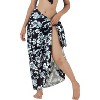 HAPPY BAY Women's Beachwear Summer Bikini Wraps Beach Wrap Coverups Sarong Skirt Bathing suit Swimsuit Swimwear Swim Cover Up for Women One Size - 2 of 4