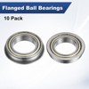 Unique Bargains Chrome Steel Durable Multipurpose Use Flanged Ball Bearing - 4 of 4