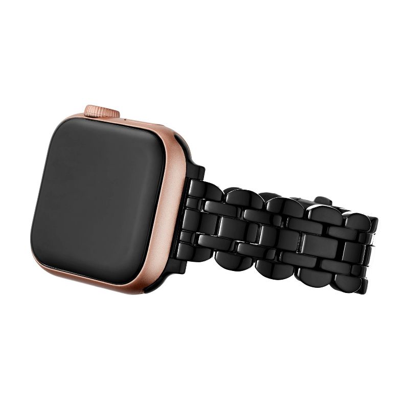 Kate Spade New York Black Stainless Steel Scallop 38/40mm Bracelet Band for Apple Watch, 6 of 11