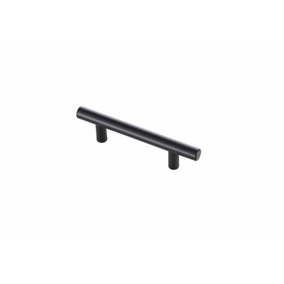 Matte Black Nickel Modern Bar Pulls with Mounting Hardware