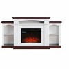 Chery Life Electric Fireplace TV Stand for 70 inch TV, 23 inch Fireplace with Mantel, Living Room TV Stand with Remote Control - 2 of 4