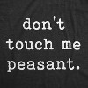 Baby Bodysuit Don't Touch Me Peasant Funny Novelty Offensive Graphic Jumper For Infants - Crazy Dog Baby Bodysuit - 2 of 4