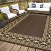 Outdoor Rug Patio Waterproof, Plastic Straw Outdoor Carpet - UV Resistant Reversible Indoor Outdoor Rugs for Porch, Camping, Poolside, RV, Balcony - 2 of 4