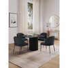 Manhattan Comfort 5pc 47.24" Hathaway and Flor Round Dining Set - 2 of 4