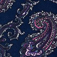 pink navy paisley