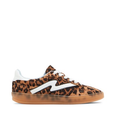 Женские кроссовки Madden Girl Giia Low-Top Sneakers - 8 - LEOPARD MULTI — фото 3