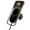 Reiko Magnetic Air Vent Wireless Car Charger Phone Holder Mount In Black - 4 of 4