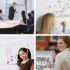 Maxtek Easel Whiteboard Height Adjustable 42" to 63" H Magnetic Mobile Whiteboard and Flipchart - 2 of 4