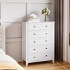 Whizmax 5 Drawer Dresser for Bedroom, Tall Dresser Closet Organizer, Modern Chests of Drawers for Living Room, Entryway, Hallway - 4 of 4