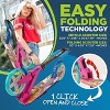 Jovial 2-Wheel Folding Kick Scooter, Adjustable Height, 7" Wheels, Anti-Slip Deck - 3 of 4