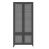 CAVINAS Bookcases for Living Room 4-tier 31" W Classic Metal Storage Cabinet Bookcase with 4 Glass Doors - 2 of 4