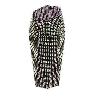 Unique Bargains Car Trash Can Rhinestone Portable Auto Cup Holder Trash Bin Assorted Color 1 Pcs - 1 of 4