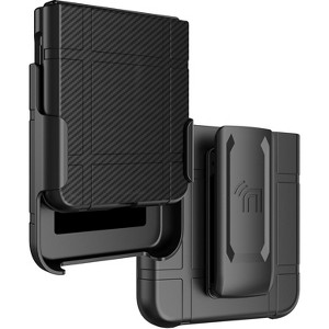 Nakedcellphone Combo for Motorola RAZR ULTRA 2025 Flip Phone - Slim Case and Belt Clip Holster - 1 of 4
