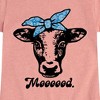 Girls' - Instant Message - Mood Cow Fitted Short Sleeve Graphic T-Shirt - 2 of 4