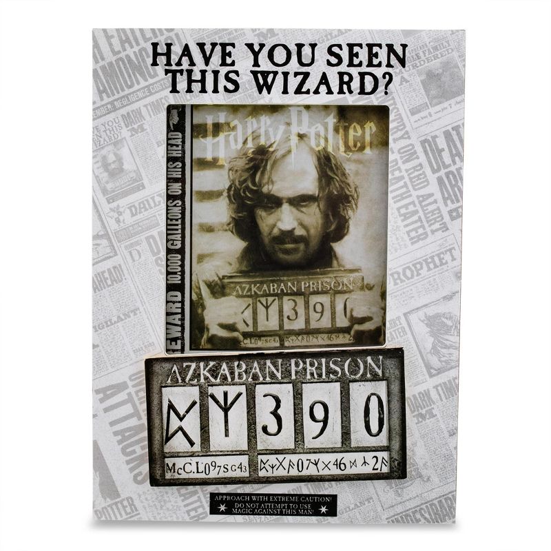 Silver Buffalo Harry Potter "Have You Seen This Wizard" Photo Frame | Holds 4 x 6 Inch Pictures, 1 of 10