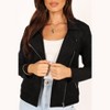 Petal and Pup Womens Spencer Faux Suede Moto Jacket - 2 of 4