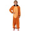 Seven Times Six Disney The Lion King Scar Micro Fleece Costume Men's Pajama Union Suit Brown - image 4 of 4