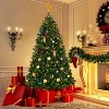 Yaheetech 4.5Ft/6Ft/7.5Ft/9Ft/12Ft Pre-lit Spruce Artificial Christmas Tree with 150 Incandescent Warm White Lights - 2 of 4
