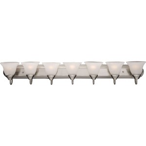 Maxim Lighting Essentials - 801x 7 - Light Vanity in  Satin Nickel - 1 of 2