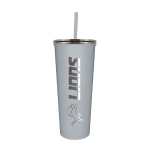 NFL Detroit Lions 24oz Skinny Tumbler with Straw - 1 of 1