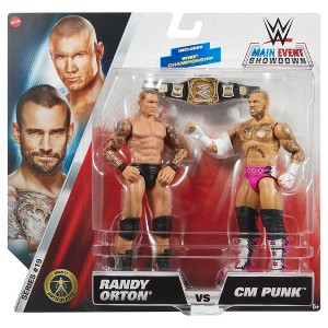 WWE Main Event 2-Packs 19 CM Punk & Randy Orton Action Figure - 1 of 3