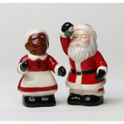 Kevins Gift Shoppe Ceramic Santa Claus And Mrs. Claus Salt And Pepper ...