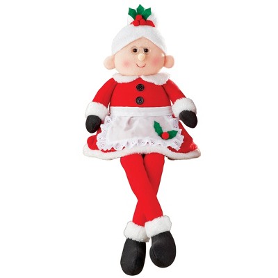 stuffed santa and mrs claus