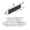 Amerock Ladera Backplate for Cabinet Knobs and Pulls - 3 of 4