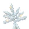 Vickerman Flocked White Spruce Artificial Christmas Tree - 2 of 4