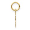 Black Bow Jewelry 14k Yellow Gold, Amanda Collection, Small Block Initial B Pendant - 2 of 4