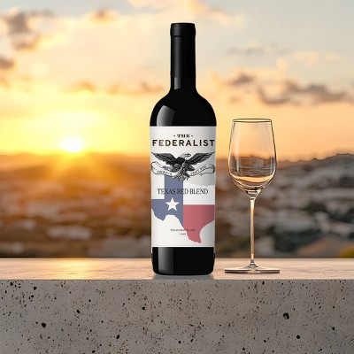 The Federalist Texas Red Blend Wine - 750ml Bottle