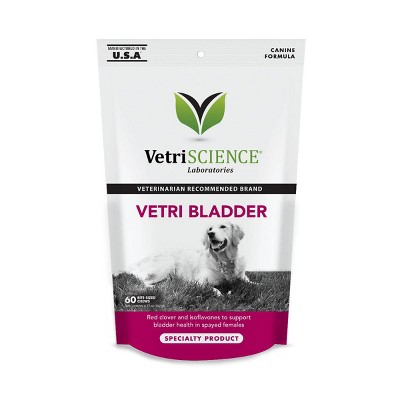 Vetriscience Laboratories Vetri Bladder Canine Formula Bite Size Chews for Dogs, 60 ct
