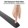 Staples Gel Non-Skid Wrist Rests Black (ST61823) - 2 of 4