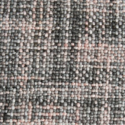 Gray Cotton Reversible Throw Blanket with Fringe