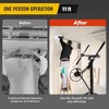 11 Ft Drywall Lift, 150LBS Capacity Rolling Drywall Rolling Lifter, Heavy Duty Sheetrock Hoist with Telescopic Arm for Home & Commercial Use - 4 of 4