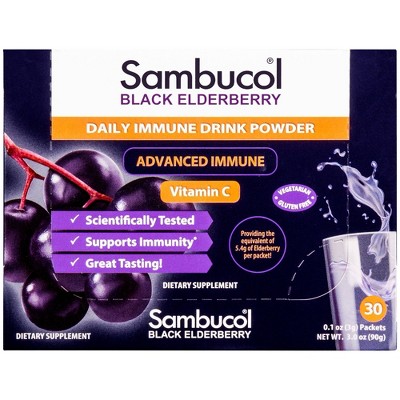 Sambucol Daily Immune Drink Powder - 30ct