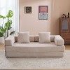 KTMBDW Convertible Sleeper Sofa Bed, Folding Mattress Couch with Fixed-Shape Frame, Floor Sofa Lounge Couch for Living Room - 2 of 4