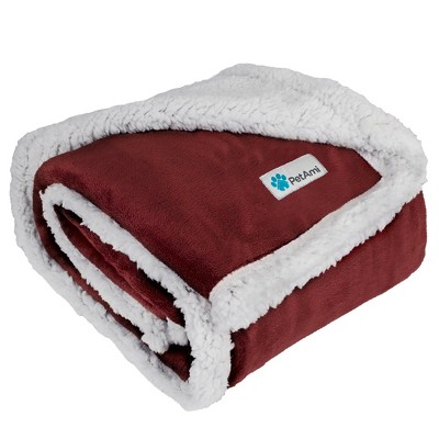 Petami Pet Blanket For Dogs Cats, Faux Shearling Fleece Soft Plush ...