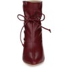 Allegra K Women's Pointed Toe Drawstring Pull on Stiletto Heel Ankle Boots - 3 of 4