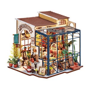 Robotime Rolife - Emily's Flower Shop House DIY Miniature House Figure - 1 of 4