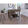 NicBex 40.5Inch Kitchen Island with 3 Shelves - 2 of 4