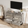 Tall 4-Drawer Dresser, Freestanding Vertical Storage Cabinet for Bedroom, Closet, Living Room, Hallway, or Entryway - 4 of 4