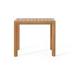 Sapphtopaz Patio Furniture Set Wood Patio Chairs Set of 3 with Cushions and Square Coffee Table Outdoor Chairs for Backyard, Terrace, Garden - 3 of 4