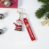 Unique Bargains Christmas Keychain with Double Ring and Lobster Clasp PVC Alloy 2.76" - 4 of 4