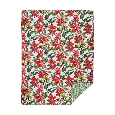 C&F Home Poinsettia Berries 48" x 60" Throw Blanket