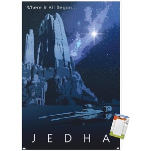 Trends International Star Wars: Jedha - Where It All Began by Russell Walks Unframed Wall Poster Prints - 1 of 4