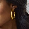 Ross-Simons Italian 18kt Gold Over Sterling Hoop Earrings - 3 of 4