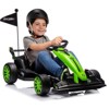 Jojoka 24V Drift Go Kart for Kids, Electric Ride on Car with Adjustable Seat & Two Motors, 7.5MPH Drifting Racing Toy - 4 of 4